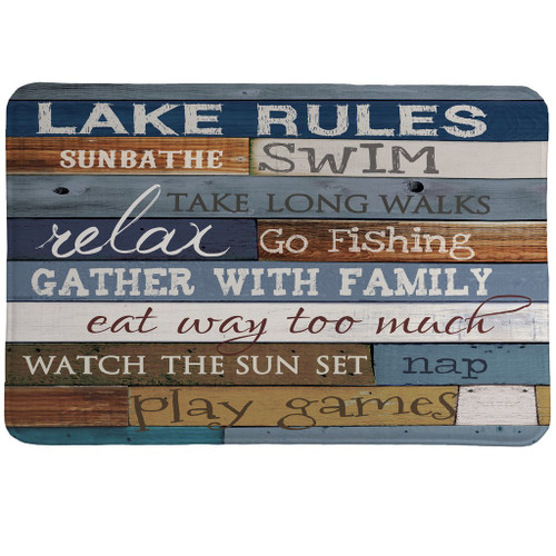 Lakeside Getaway Memory Foam Rug