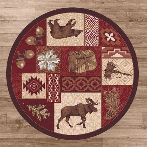 Lakeside Lodge Rug - 8 Ft. Round