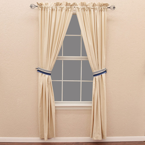 Lakeside Retreat Drape Set with Tie Backs