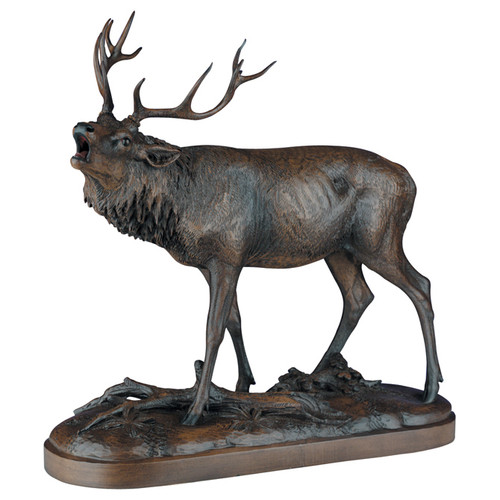 Large Calling Elk Sculpture