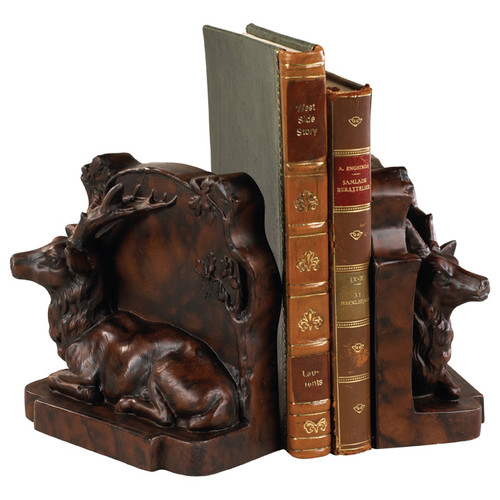 Laying Stag Bookends