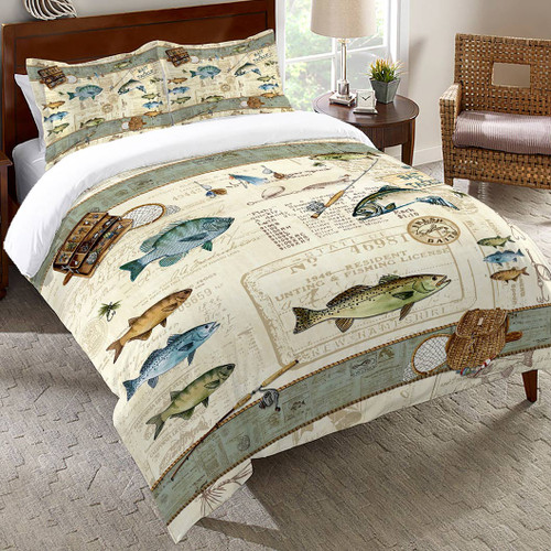 License to Fish Comforter - Queen