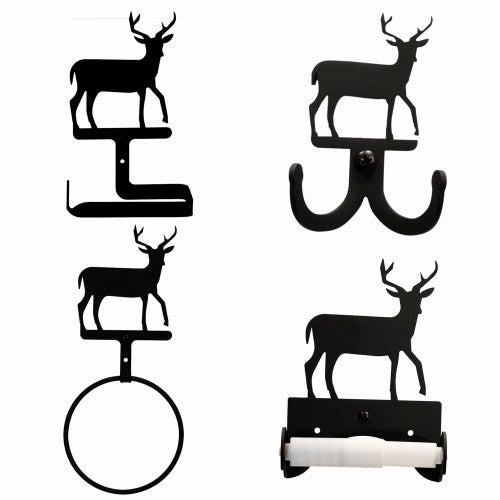 Wrought Iron Deer Bath Hardware