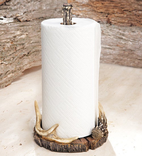 Antler Paper Towel Holder | Black Forest Decor