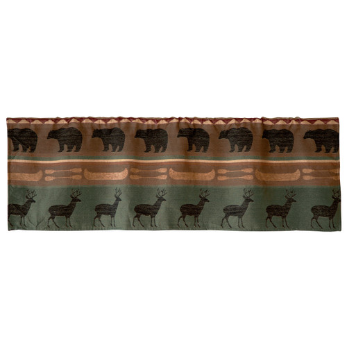 Lodge Bands River Valance