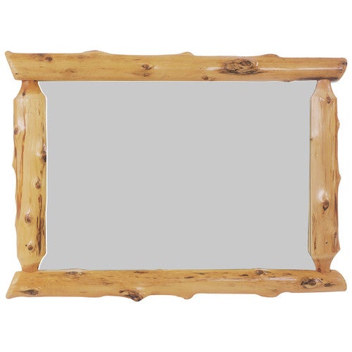 Log Mirror Frame