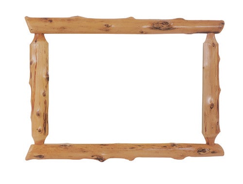 Log Mirror Frame