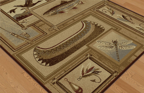 Lodge Portraits Rug - 5 x 7 - OUT OF STOCK UNTIL 08/13/2025