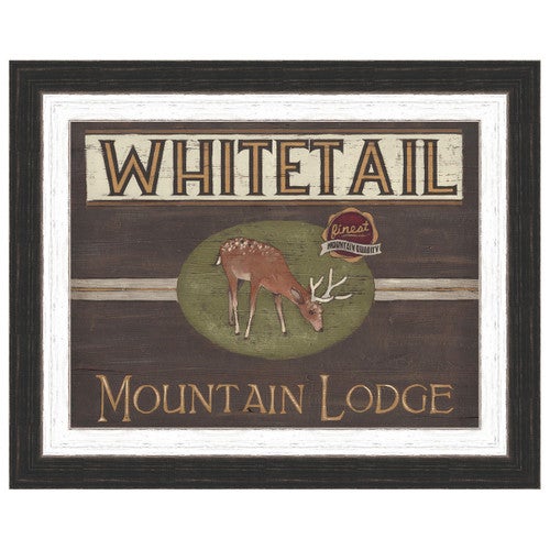 Lodge Sign VI Framed Print