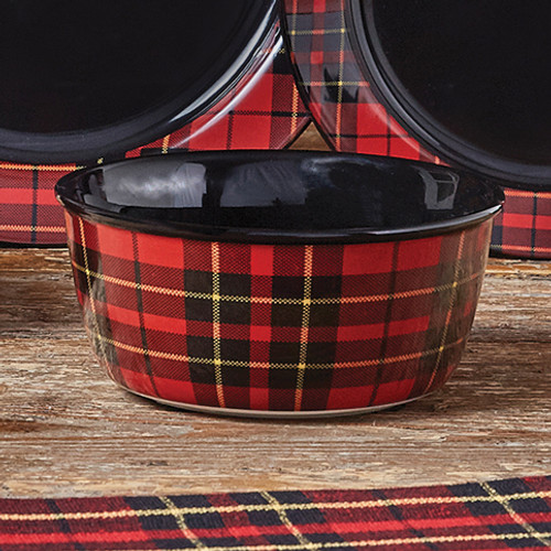 Lumberjack Plaid Cereal Bowl