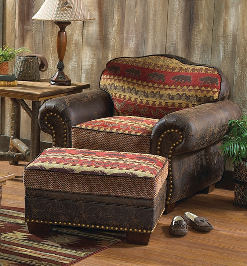 Bear Creek Storage Ottoman