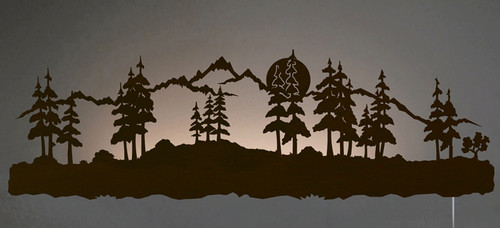 Midnight Moon Back Lit Wall Art