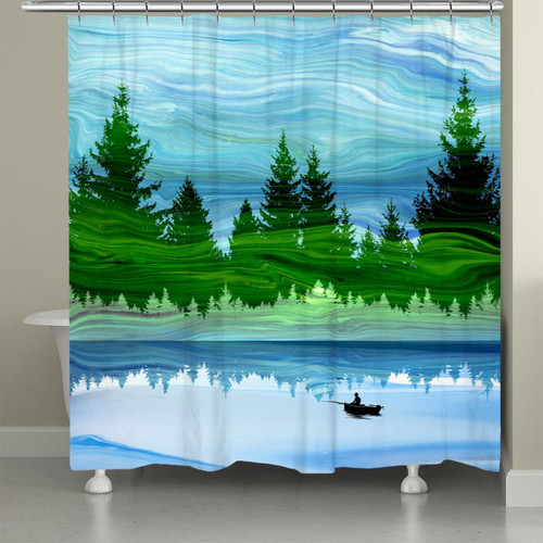 Mirage Forest Shower Curtain