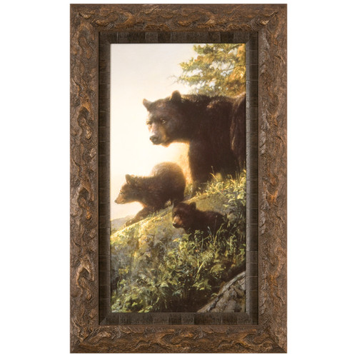 Misty Morn Vertical Framed Canvas