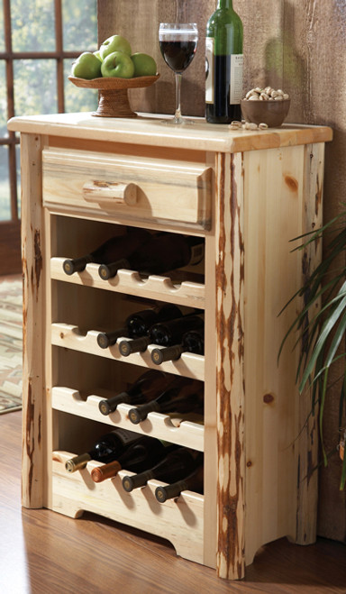 Log Wine Cabinet