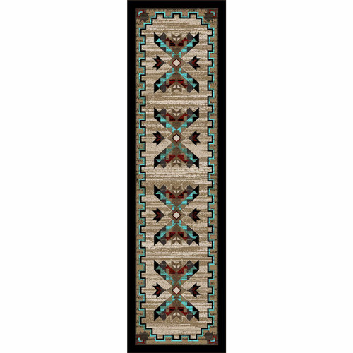 Mojave Arrows Rug - 2 x 8