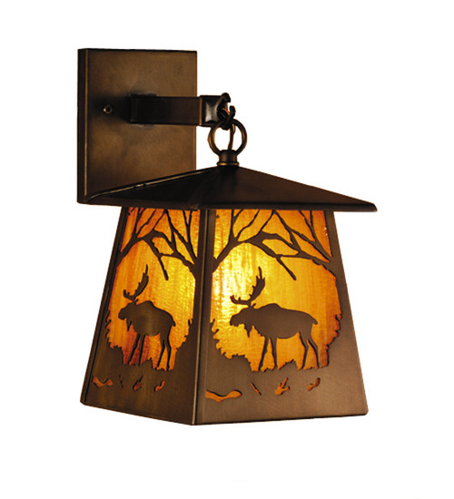 Moose Lantern Wall Sconce