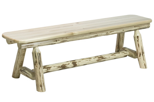 Montana 6' Plank Bench - Unfinished