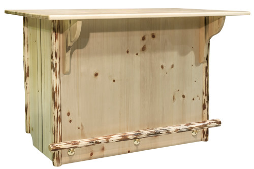 Montana Bar with Foot Rail - Lacquered