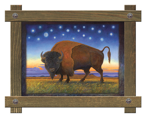 Montana Power Framed Wall Art