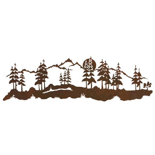 Moonrise Mountain Wall Art - 42 Inch