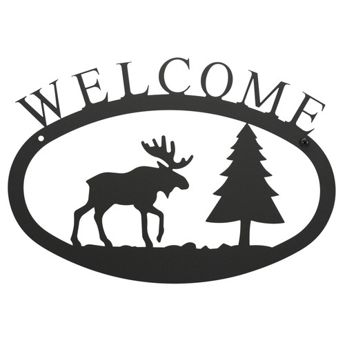 Moose & Pine Welcome Sign