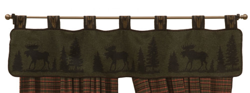 Moose 1 Tab Top Valance