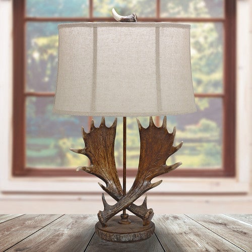 Moose Antlers Table Lamp