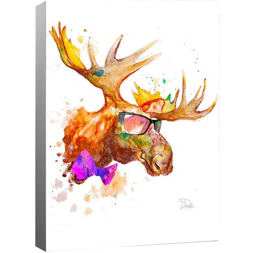 Moose Groove Canvas Art