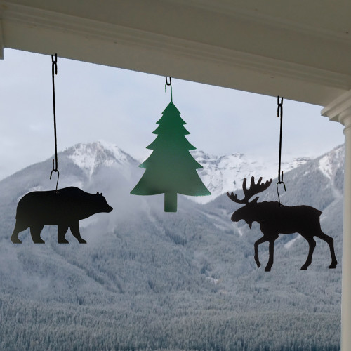 Moose Hanging Silhouette