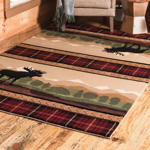 Moose Journey Rug - 2 x 3