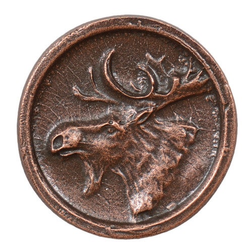Moose Round Cabinet Knobs - Set of 2