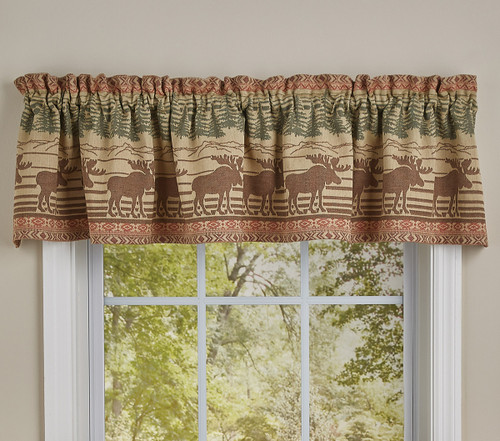 Moose Jacquard Valance