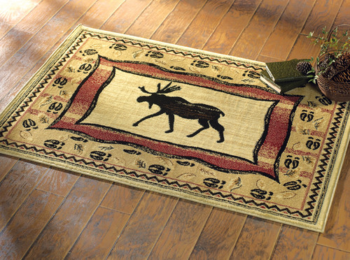 Moose Walk Rug - 4 x 5
