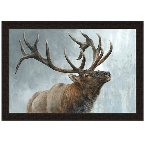 Morning Elk Canvas Art