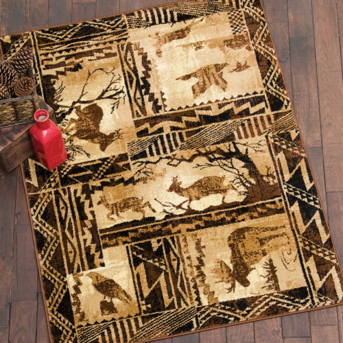 Morning Wildlife Rug - 5 x 7