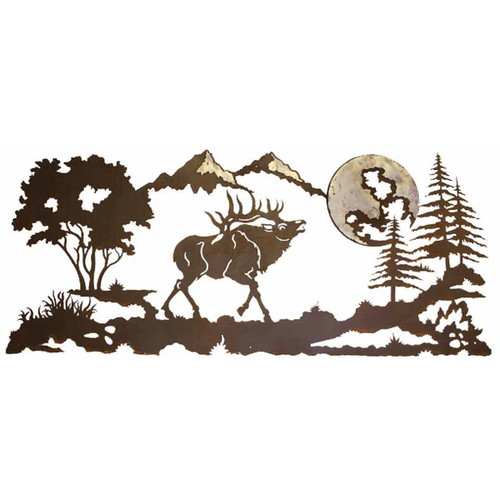 Mountain Elk Burnished Wall Art