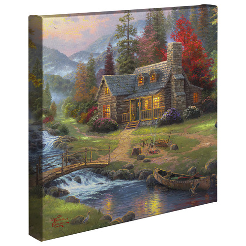 Mountain Paradise Canvas Art