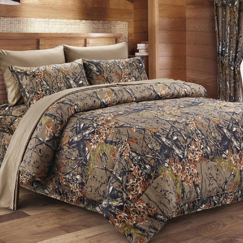 Natural Woodland Camouflage Bedding - CLEARANCE
