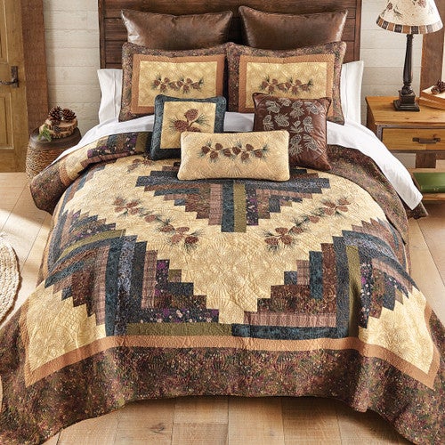 Pinecone Diamond Quilt Collection