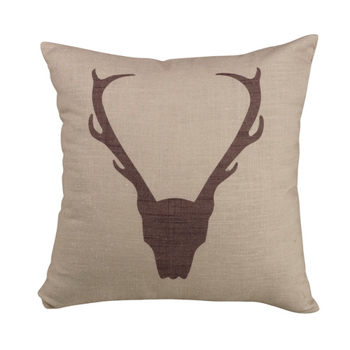 Mountain View Antler Pillow