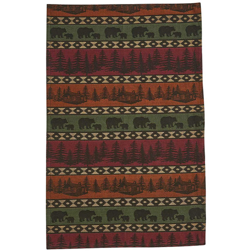 Mountain View Bear Dishtowels - Set of 6