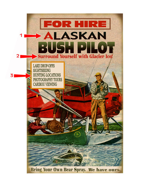 Bush Pilot Lodge Sign