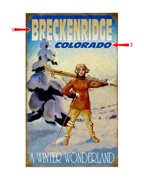 A Winter Wonderland Sign