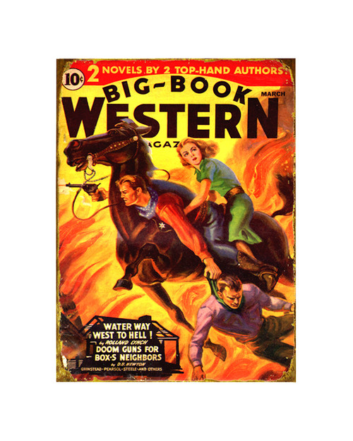 Big Book Western Sign