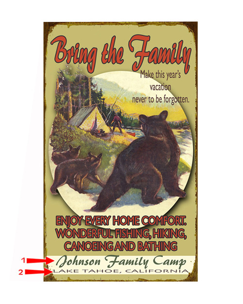Bring the Family Sign