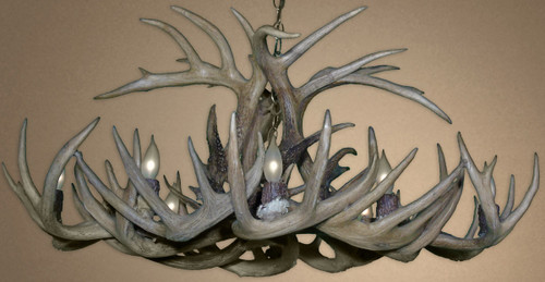 Real White-tail Deer Chandelier
