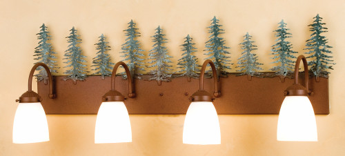 Tall Pines Four Light Vanity