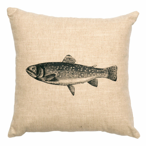 Natural Trout Pillow