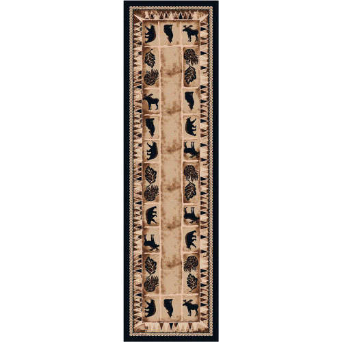 Northern Wildlife Rug - 2 x 8